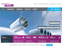 Tablet Screenshot of metaalketen.com